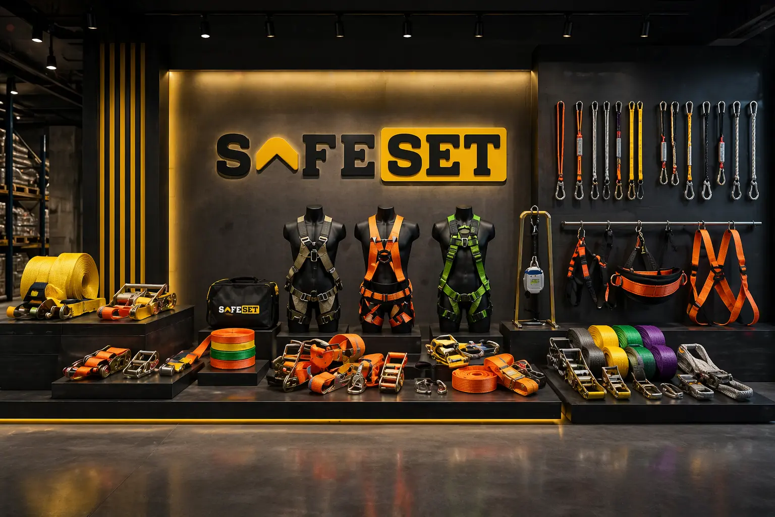 Safeset yüksekte çalışma ekipmanları emniyet sistemleri